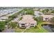 Aerial view of condo community near lake at 10263 Gandy N Blvd # 2206, St Petersburg, FL 33702