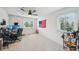 Home office features a large desk and American flag at 10263 Gandy N Blvd # 2206, St Petersburg, FL 33702