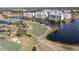 Expansive aerial view of the community and golf course at 1200 Country Club Dr # 6206, Largo, FL 33771