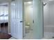 Bathroom with shower stall and toilet at 1200 Country Club Dr # 6206, Largo, FL 33771