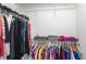 Walk in closet with double hanging rods at 1200 Country Club Dr # 6206, Largo, FL 33771