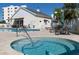 Relaxing hot tub near the community pool at 1200 Country Club Dr # 6206, Largo, FL 33771