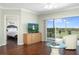 Living room with view into bedroom and golf course view at 1200 Country Club Dr # 6206, Largo, FL 33771