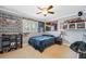 Bedroom with car themed decor, double bed, and shoe storage at 1695 Honeybear Ln, Dunedin, FL 34698