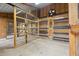 Interior of a spacious chicken coop with multiple cages at 18010 Okeene Dr, Hudson, FL 34667