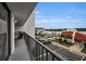 Balcony overlooking water and parking at 19111 Vista Bay Dr # 304, Indian Shores, FL 33785