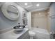 Updated bathroom with vessel sink and bathtub at 19111 Vista Bay Dr # 304, Indian Shores, FL 33785