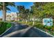 Landscaped entrance to Vista Bay community at 19111 Vista Bay Dr # 304, Indian Shores, FL 33785