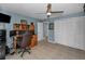 Bright home office with wood built-ins and desk at 19111 Vista Bay Dr # 304, Indian Shores, FL 33785