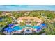 Resort-style pool with cabanas and a spa at 20105 Umbria Hill Dr, Tampa, FL 33647