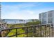 Balcony view with stunning bay, cityscape, and palm trees at 2109 Bayshore Blvd # 602, Tampa, FL 33606