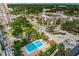 Overhead view of the community pool at 2109 Bayshore Blvd # 602, Tampa, FL 33606