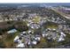 Aerial view of houses and streets in a neighborhood at 2650 Barksdale Ct, Clearwater, FL 33761