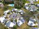 Aerial view of neighborhood with houses and green spaces at 2650 Barksdale Ct # 0, Clearwater, FL 33761