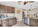 Modern kitchen with ample cabinetry and counter space at 2650 Barksdale Ct, Clearwater, FL 33761