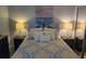 Cozy bedroom with a double bed and two bedside tables at 3001 58Th S Ave # 203, St Petersburg, FL 33712