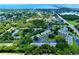 An aerial view showcasing the community near the water at 3001 58Th S Ave # 701, St Petersburg, FL 33712