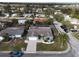 Wide aerial view of house and surroundings at 3435 Roxbury Dr, Holiday, FL 34691