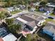 Aerial view of the house and neighborhood at 3435 Roxbury Dr, Holiday, FL 34691