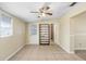 This bedroom offers lots of light, closet space, and an ensuite bathroom at 504 Holly Ln, Brandon, FL 33510