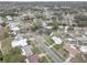 Aerial view showing home's location in a residential neighborhood at 553 Lake Hill Ln, Largo, FL 33771