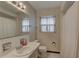 Clean bathroom featuring a shower/tub combo at 553 Lake Hill Ln, Largo, FL 33771