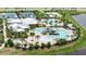 Resort-style pool with water slide, and multiple pools for all ages at 6645 Current Dr, Apollo Beach, FL 33572