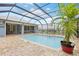 Enjoy this refreshing, screened pool area at 6645 Current Dr, Apollo Beach, FL 33572