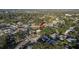 Aerial view showing the house's location in a residential neighborhood at 803 Innergary Pl, Valrico, FL 33594