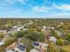 Aerial view of a residential neighborhood with lush greenery at 832 13Th N Ave, St Petersburg, FL 33701