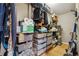 Well-organized storage closet with shelving and hanging rod at 832 13Th N Ave, St Petersburg, FL 33701