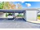 Covered carport with parking space for one vehicle at 90 S Highland Ave # 7, Tarpon Springs, FL 34689