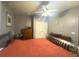 Large bedroom with a king bed and plenty of closet space at 10537 Sky Flower Ct, Land O Lakes, FL 34638