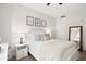 Well-lit bedroom featuring a queen bed and plenty of space at 1120 E Kennedy Blvd # 413, Tampa, FL 33602