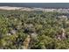 Aerial view of houses surrounded by lush green trees at 12240 Eakin St, Weeki Wachee, FL 34614