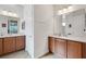 Double vanity bathroom with granite countertop at 1649 Emerald Dunes Dr, Sun City Center, FL 33573