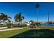 Landscaped waterfront area with lush tropical foliage at 18675 Us Highway 19 N # 364, Clearwater, FL 33764