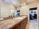 Double vanity bathroom with granite countertop at 1962 Freedom Dr, Clearwater, FL 33755