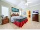 Spacious bedroom with ensuite bathroom and ample storage at 1962 Freedom Dr, Clearwater, FL 33755