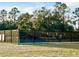 Two pickleball courts with black chain link fencing at 2102 Golf Manor Blvd, Valrico, FL 33596