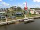 Community waterfront gazebo with seating area and nearby walking path at 2424 W Tampa Bay Blvd # L102, Tampa, FL 33607