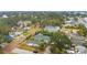 Aerial perspective of the house and surrounding residential area at 2860 4Th S Ave, St Petersburg, FL 33712