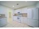 Modern kitchen featuring white cabinets and stainless steel appliances at 364 San Ambrosio St, Punta Gorda, FL 33983