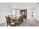 Dining room with hardwood floors and a large table at 5403 Fez Ct, Brooksville, FL 34602