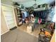 Organized walk-in closet with clothing and shoe storage at 5805 34Th S Ave, Tampa, FL 33619