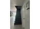 Modern staircase with dark wood treads at 7336 Orchard Dr, Wesley Chapel, FL 33545