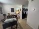 Open dining area adjacent to the kitchen at 7533 Pitch Pine Cir # 18, Tampa, FL 33617