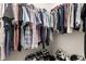 Large closet with custom closet organization at 808 W Hollywood St, Tampa, FL 33604