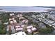 Wide aerial view of community, showing location by the water at 1012 Pearce Dr # 211, Clearwater, FL 33764