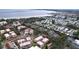 Aerial view of condo community and surrounding area at 1012 Pearce Dr # 211, Clearwater, FL 33764